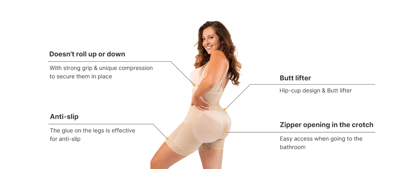 Body Shaper Slimming Shapewear Waist Trainer Seamless Bodysuit Tummy Control Panties Push Up Butt Lifter Corset Underwear