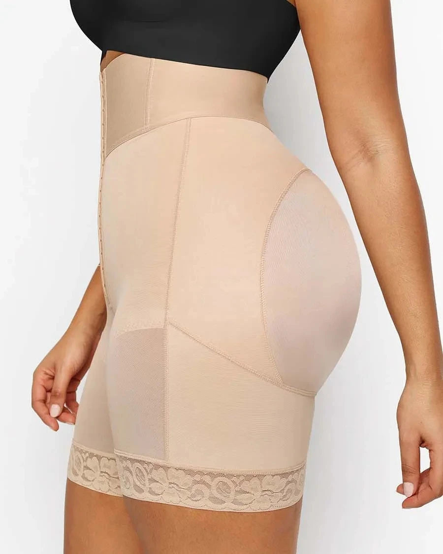 LMYLXL 3 Boned Sculpt High Waist Booty Shorts Slimming Flat Belly Sheathing Panties Body Shaper Postpartum Control