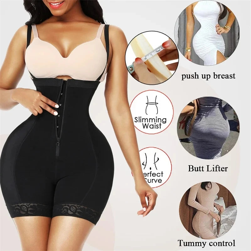 High Waist Trainer Fajas Colombianas Fake Ass Butt Lifter Hip Pads Enhancer Corset Shapewear Body Shaper Push Up Thigh Trimmer