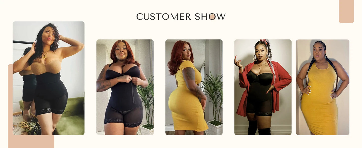 Body Shaper Slimming Shapewear Waist Trainer Seamless Bodysuit Tummy Control Panties Push Up Butt Lifter Corset Underwear