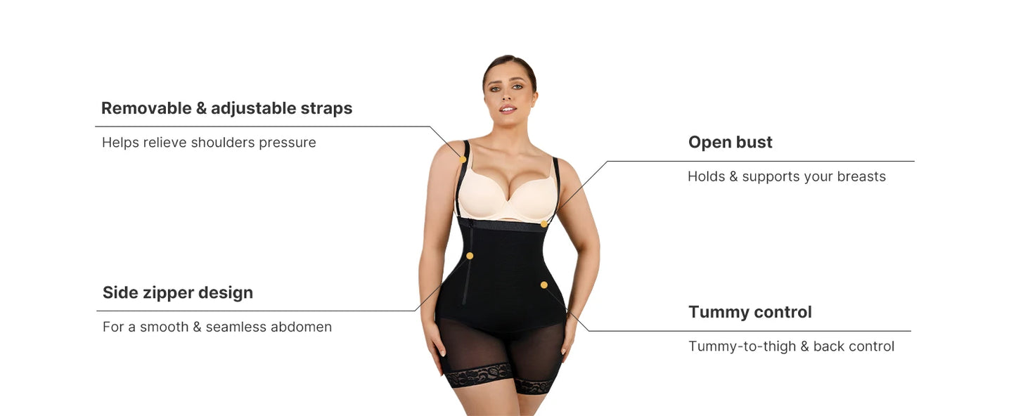 Body Shaper Slimming Shapewear Waist Trainer Seamless Bodysuit Tummy Control Panties Push Up Butt Lifter Corset Underwear
