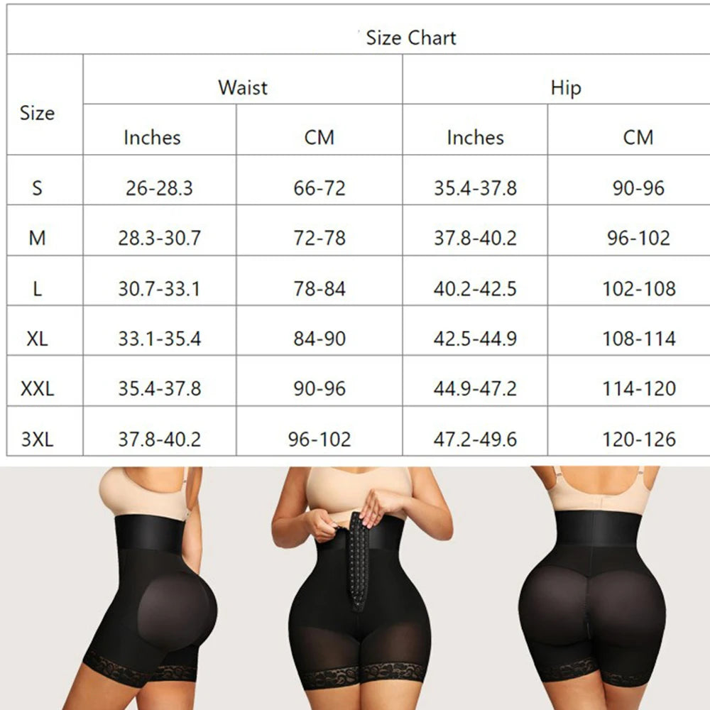 LMYLXL 3 Boned Sculpt High Waist Booty Shorts Slimming Flat Belly Sheathing Panties Body Shaper Postpartum Control